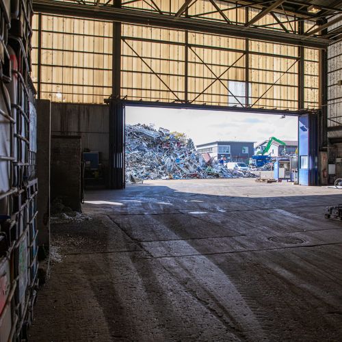 Recycling Wiederkehr Gruppe Fotogalerie Standort Schwarzenbach 076 59533846