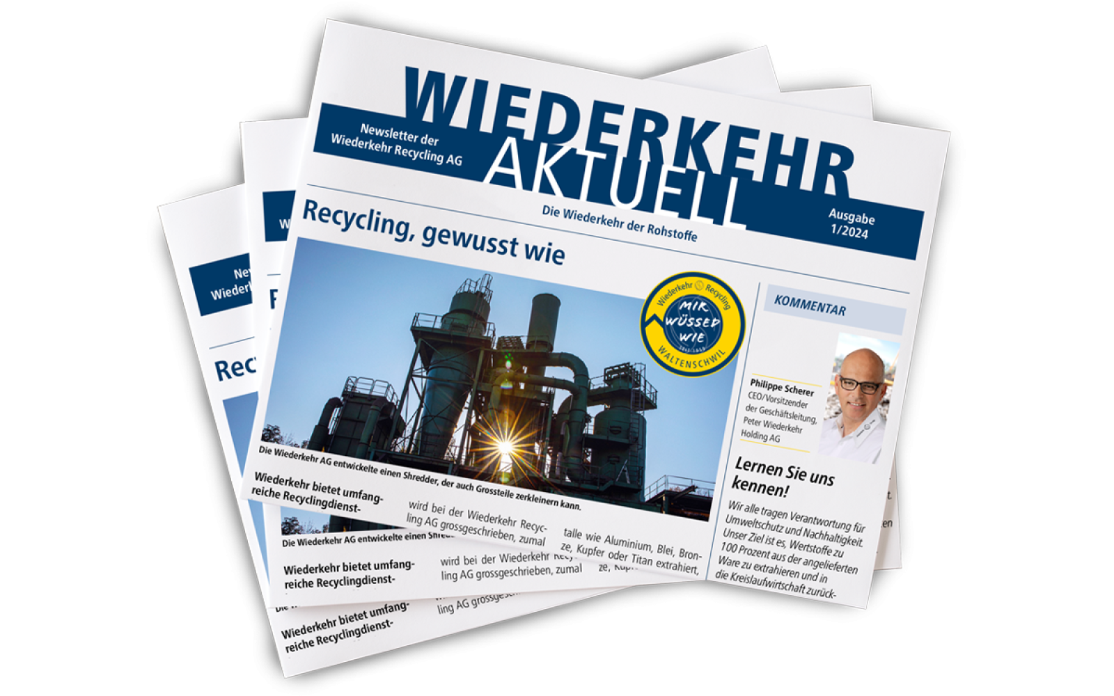 Das neue Wiederkehr Aktuell Magazin als digitaler Newsletter verf&uuml;gbar